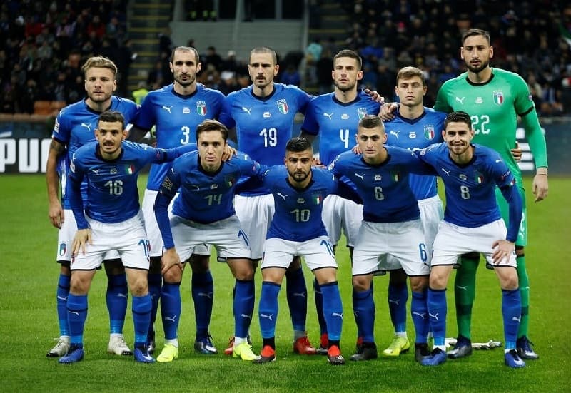 Hình 3: Đội tuyển Italia 